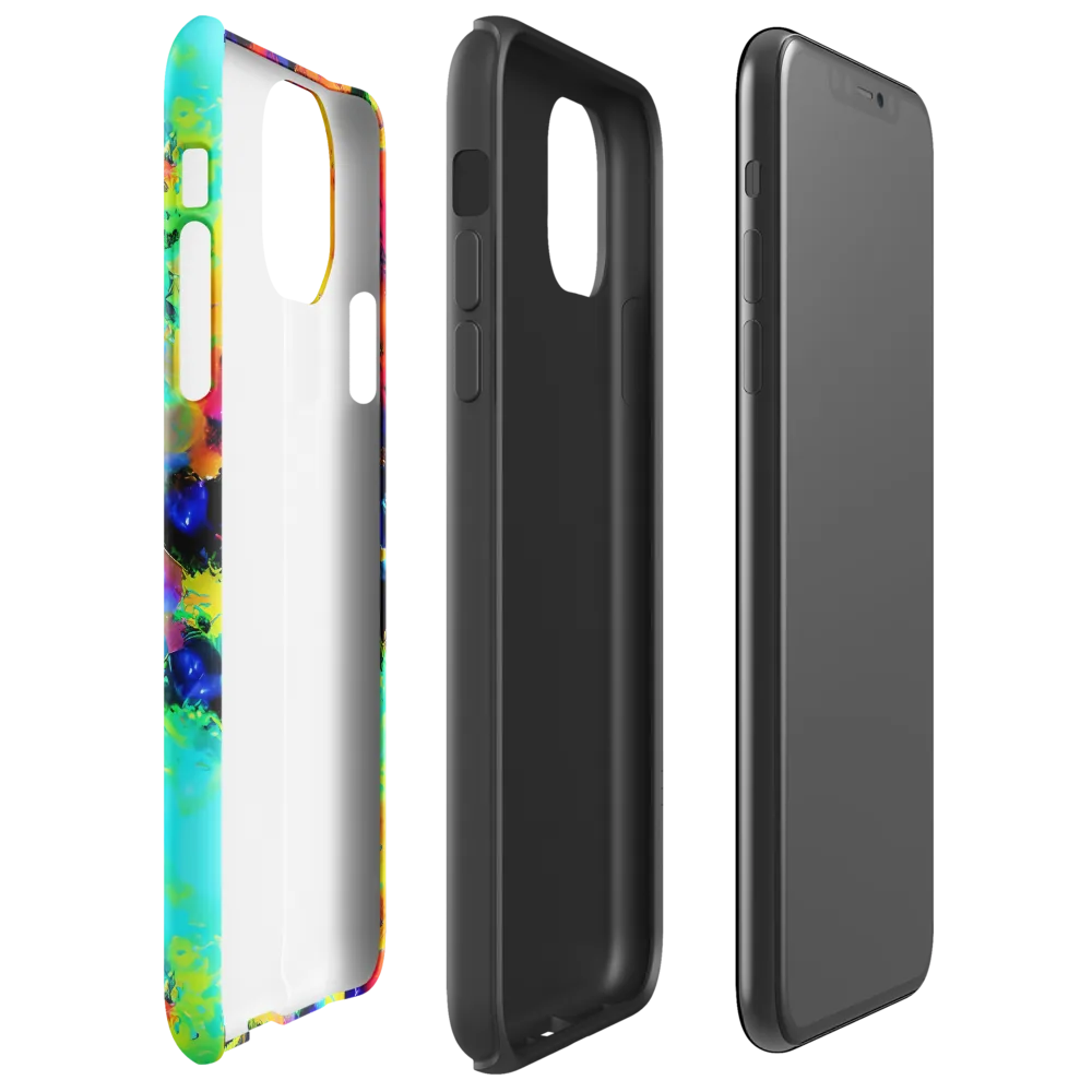 Psychic Pigment on Tough Case for iPhone® — Right