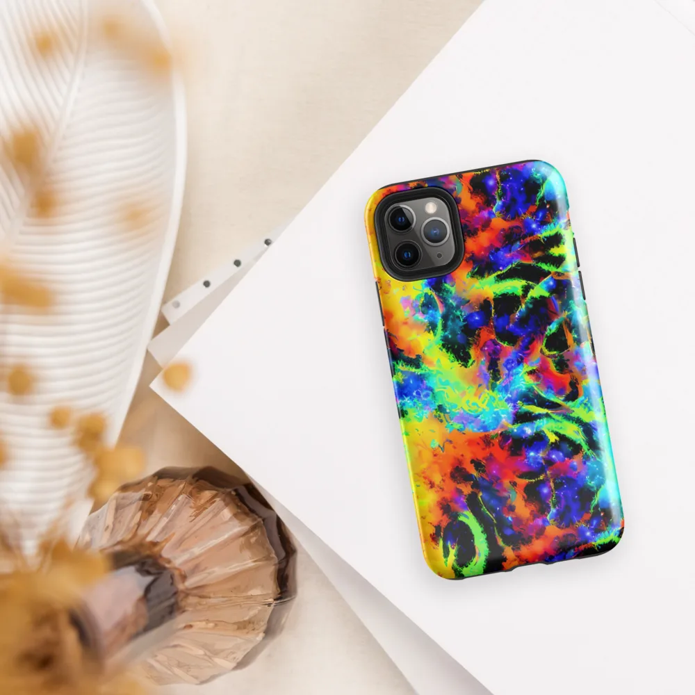 Psychic Pigment on Tough Case for iPhone® — Front