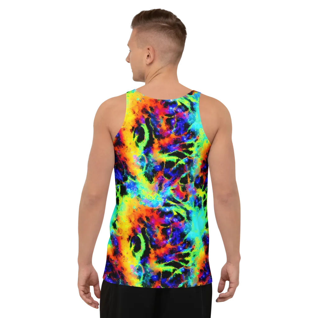 Psychic Pigment on Men's Tank Top — Back