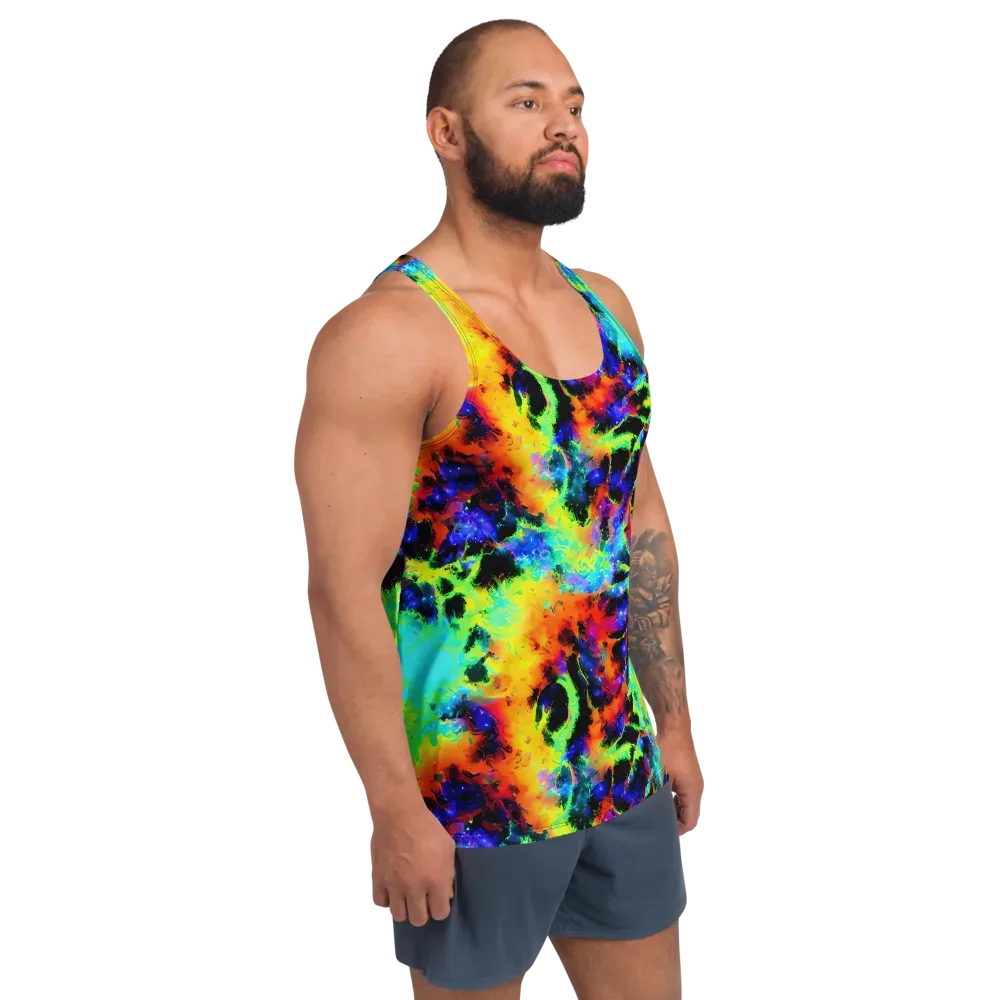 Psychic Pigment on Men's Tank Top — Right Front