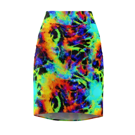 Psychic Pigment on a Pencil Skirt