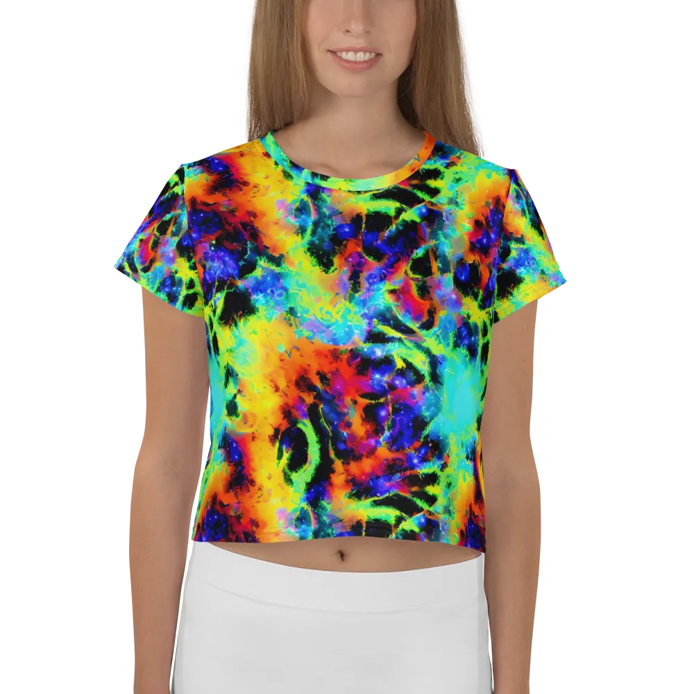 Psychic Pigment on Crop Tee — Front