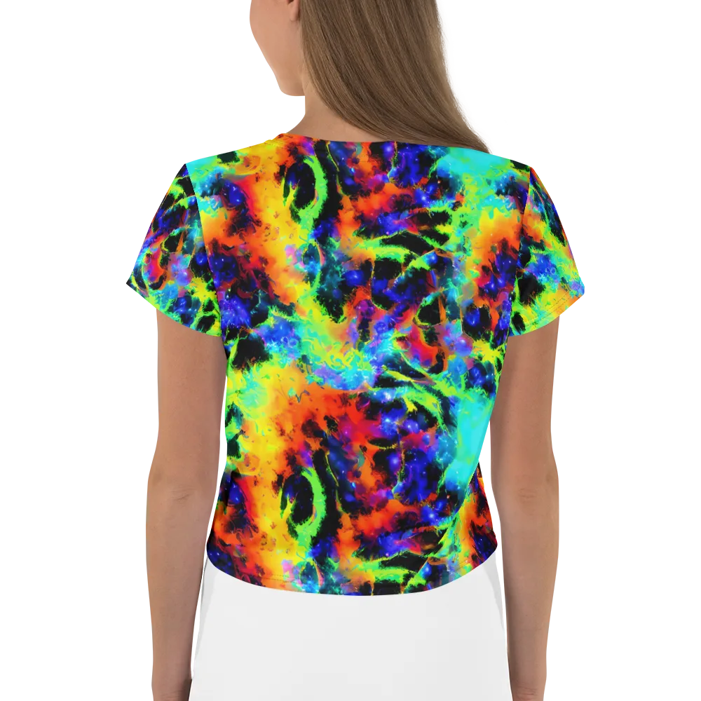 Psychic Pigment on Crop Tee — Back