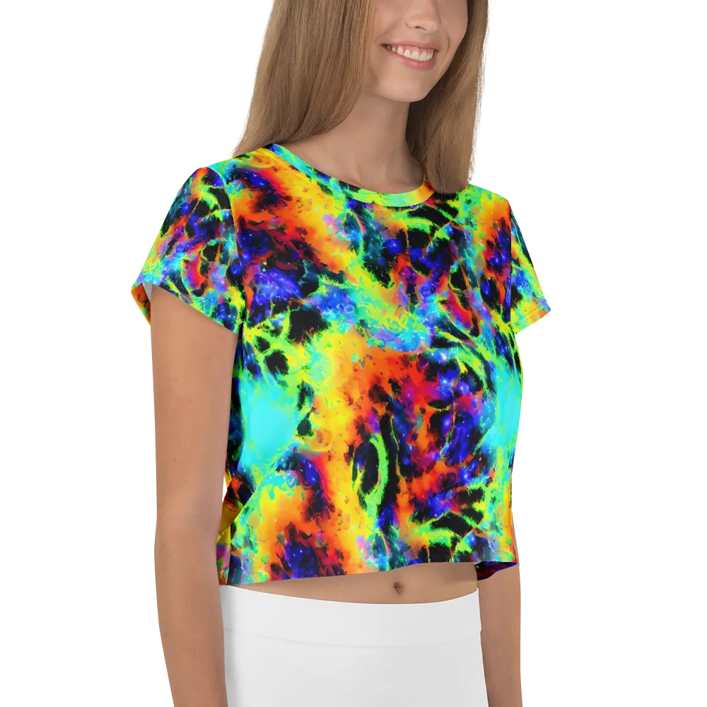 Psychic Pigment on Crop Tee — Right