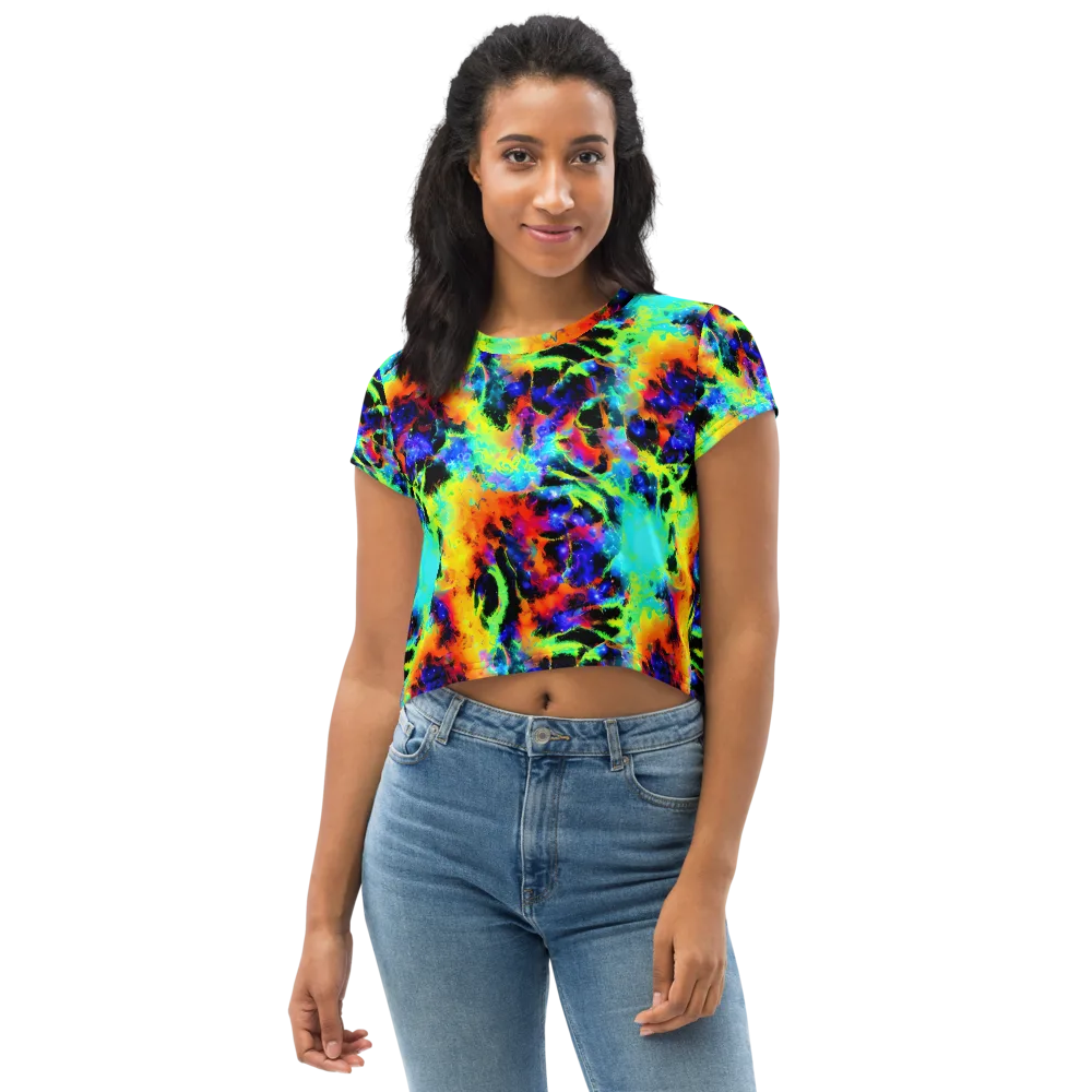 Psychic Pigment on Crop Tee — Front