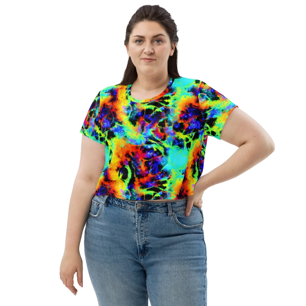 Psychic Pigment on Crop Tee — Front