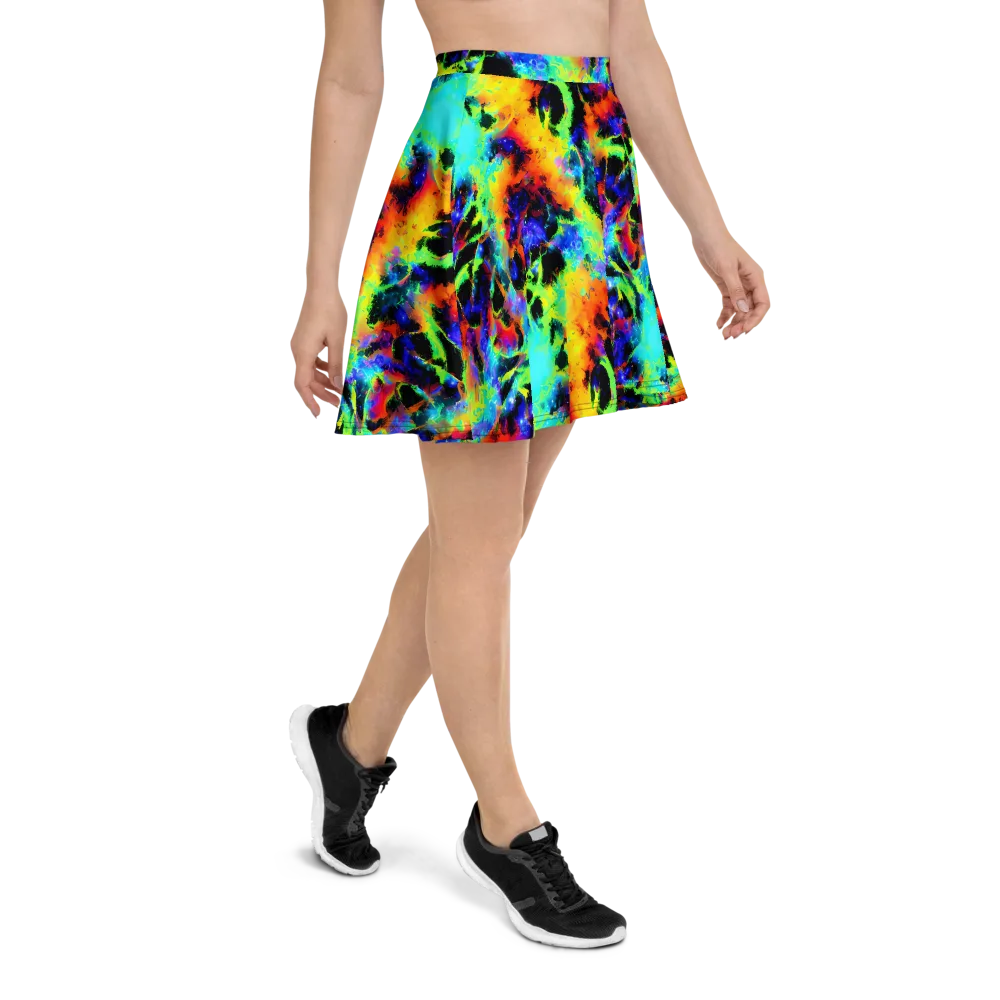 Psychic Pigment on Skater Skirt — Right