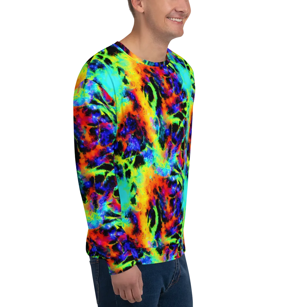 Psychic Pigment on Sweatshirt — Right Front