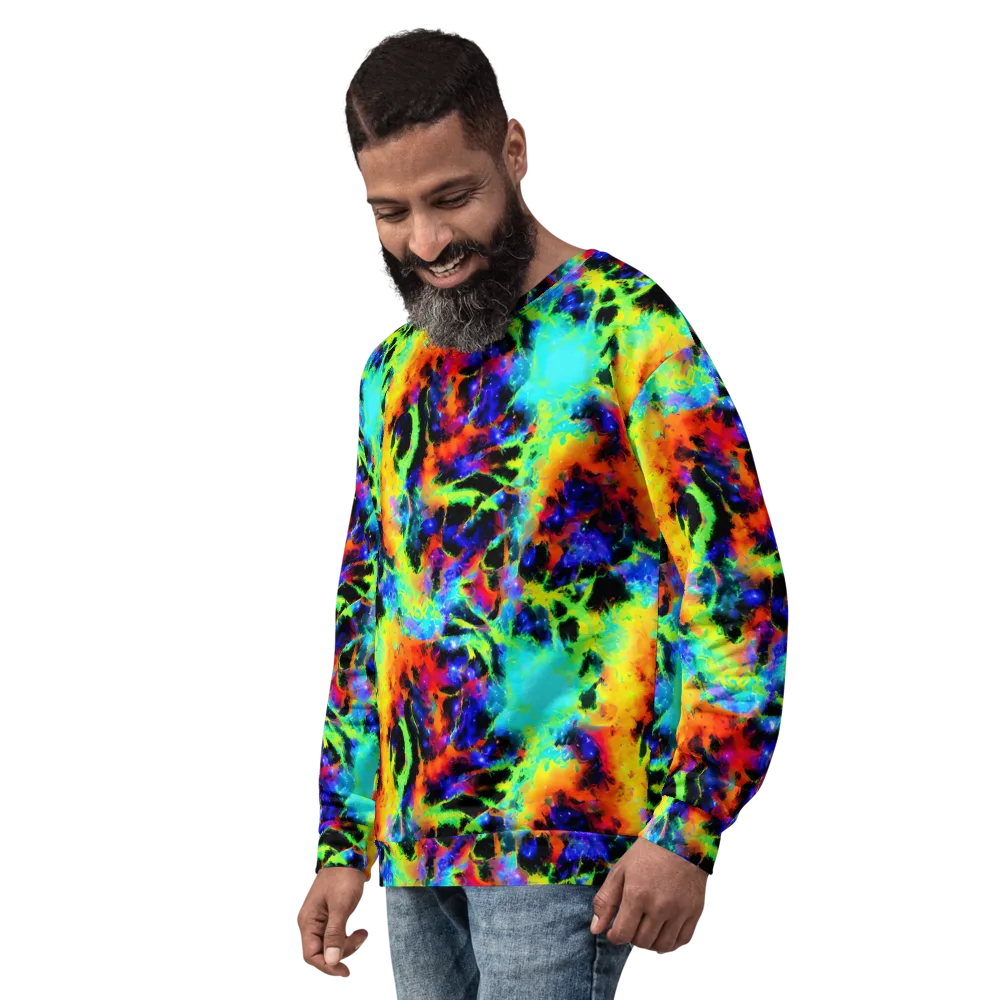 Psychic Pigment on Sweatshirt — Left Front