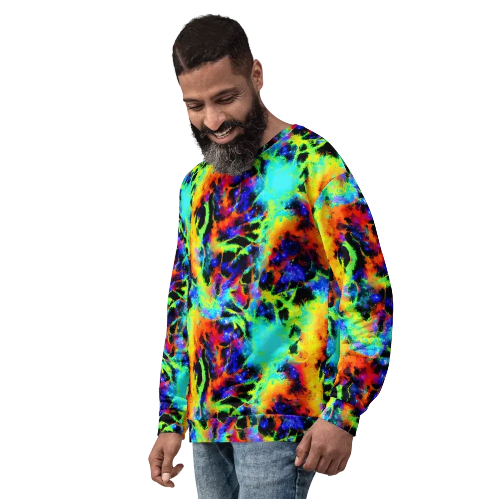 Psychic Pigment on Sweatshirt — Left Front