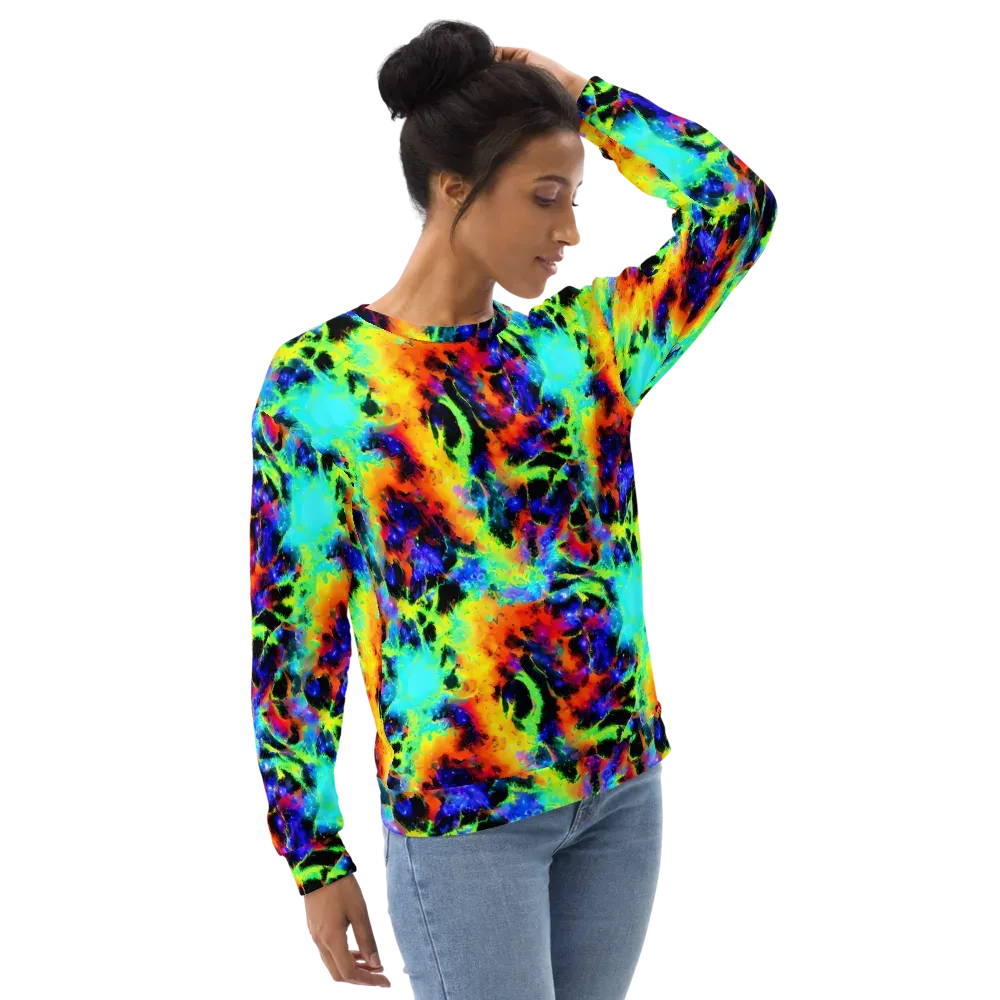 Psychic Pigment on Sweatshirt — Right Front