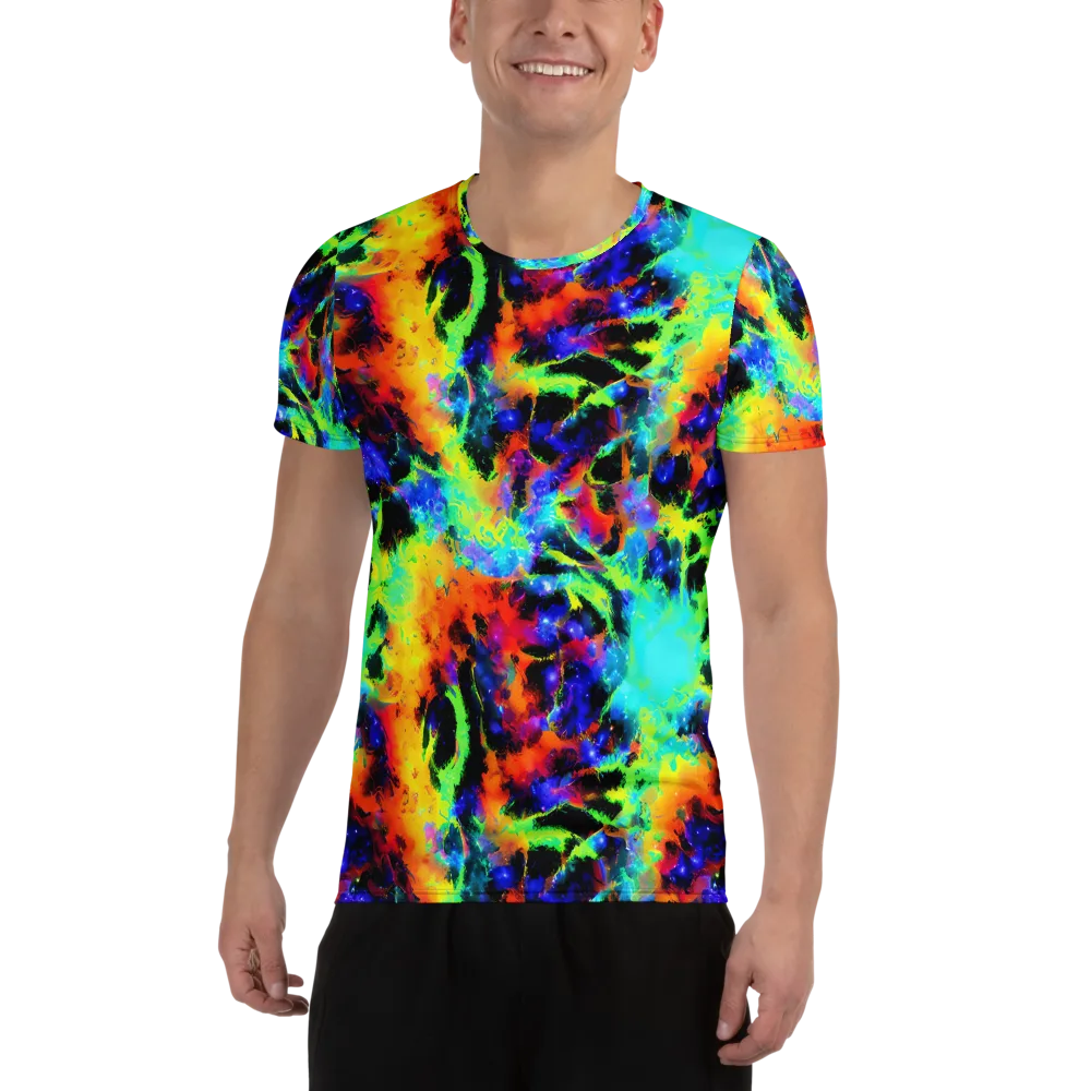 Psychic Pigment on Men's Athletic T-Shirt — Front