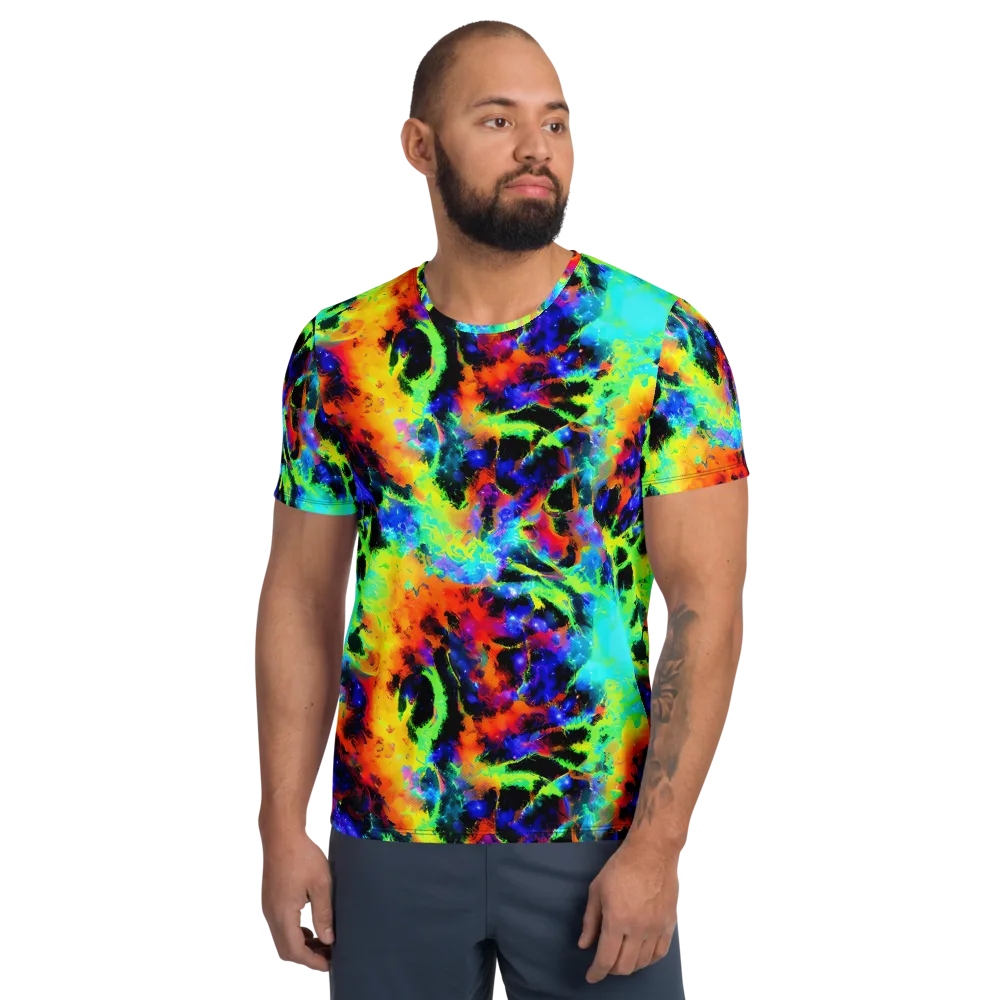 Psychic Pigment on Men's Athletic T-Shirt — Front
