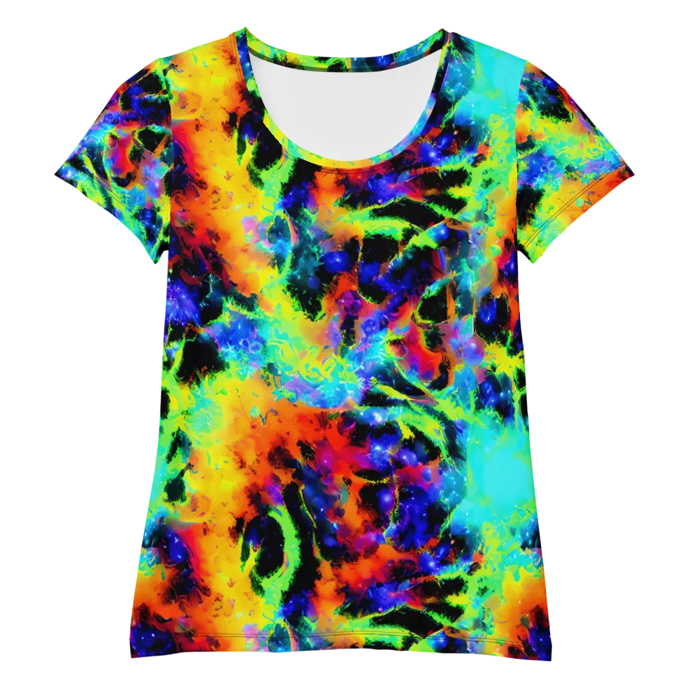 Psychic Pigment on Women's Athletic T-Shirt — Front