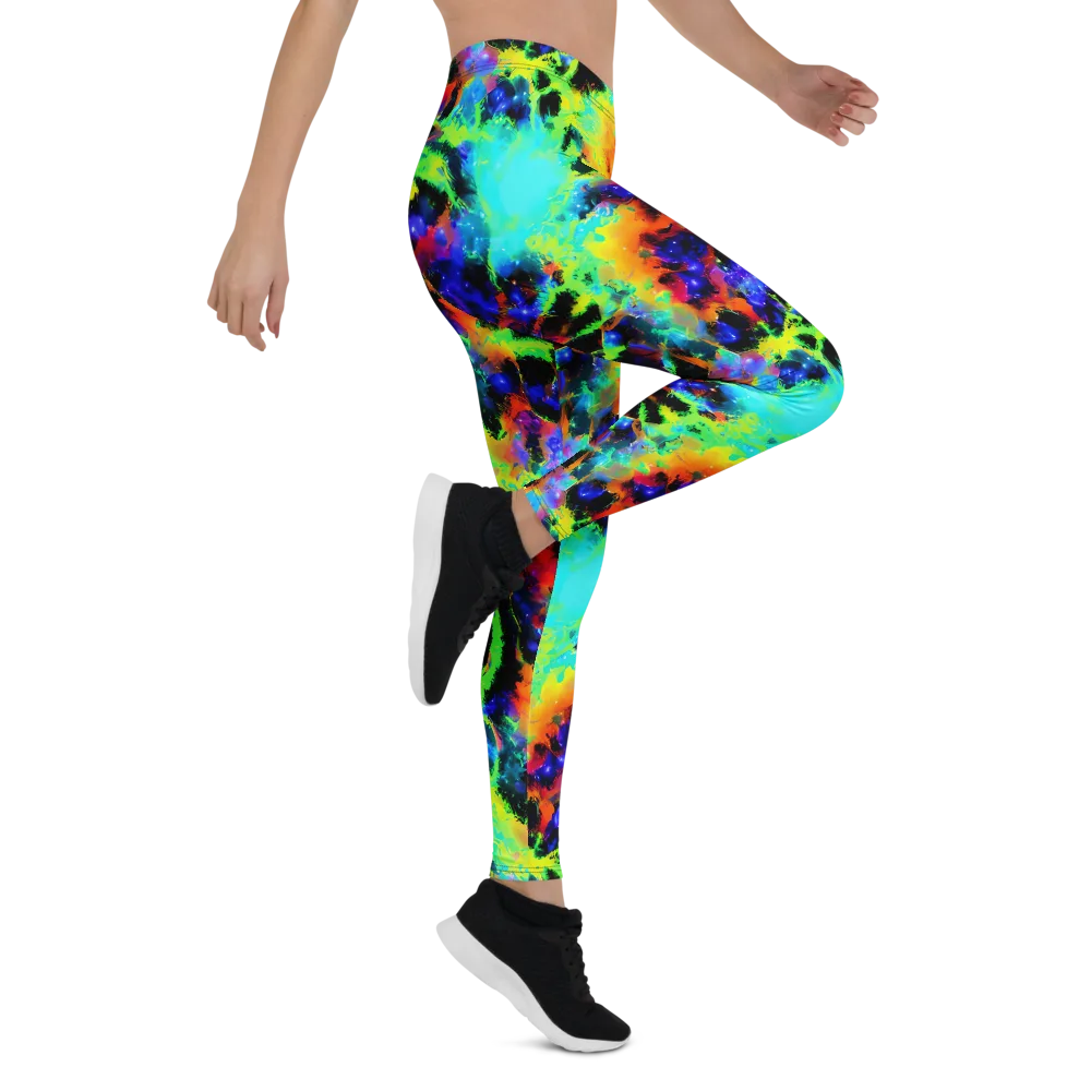 Psychic Pigment on Leggings — Right
