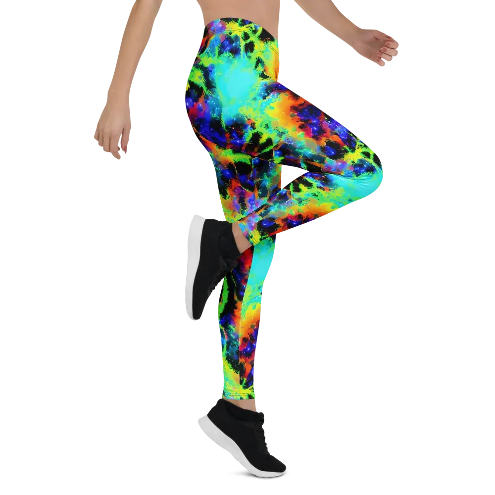 Psychic Pigment on Leggings — Right