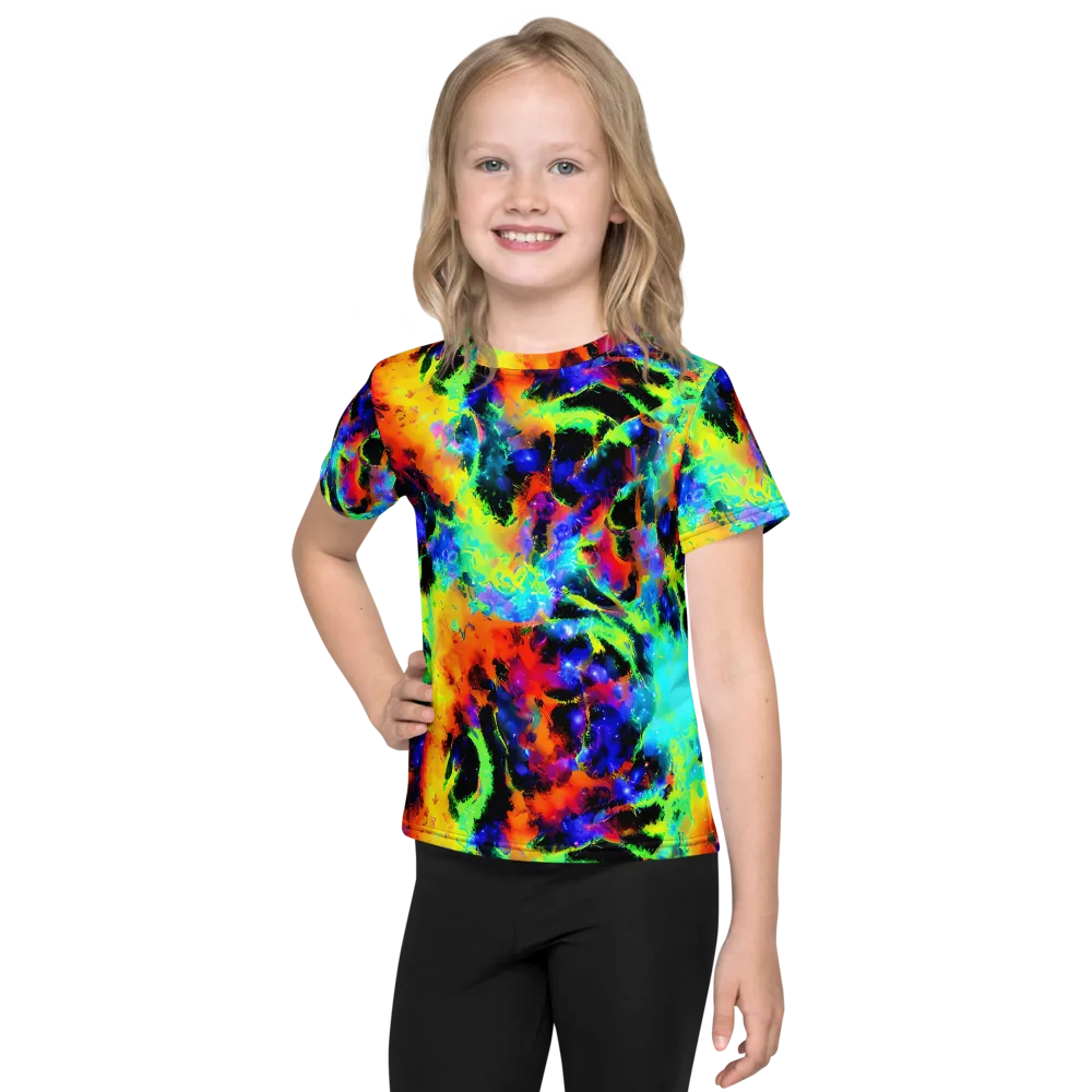 Psychic Pigment on Kids Crew Neck T-Shirt — Front