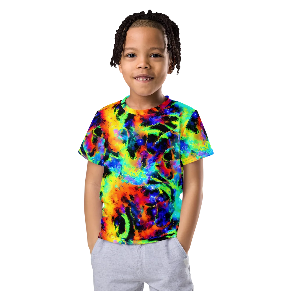 Psychic Pigment on Kids Crew Neck T-Shirt — Front