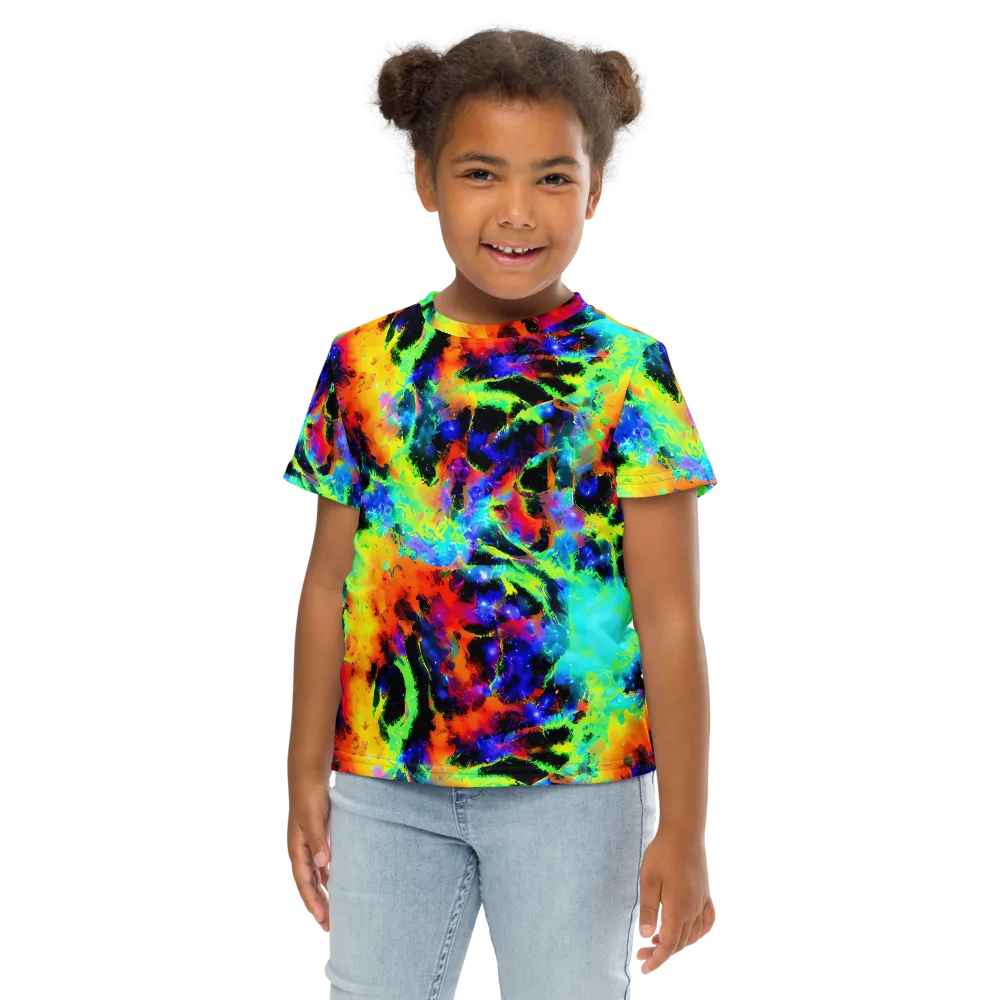Psychic Pigment on Kids Crew Neck T-Shirt — Front