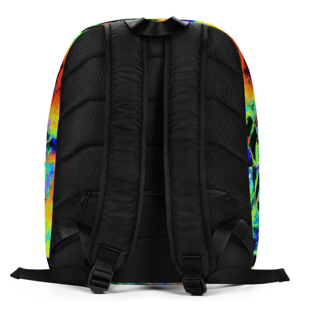 Psychic Pigment on Minimalist Backpack — Back