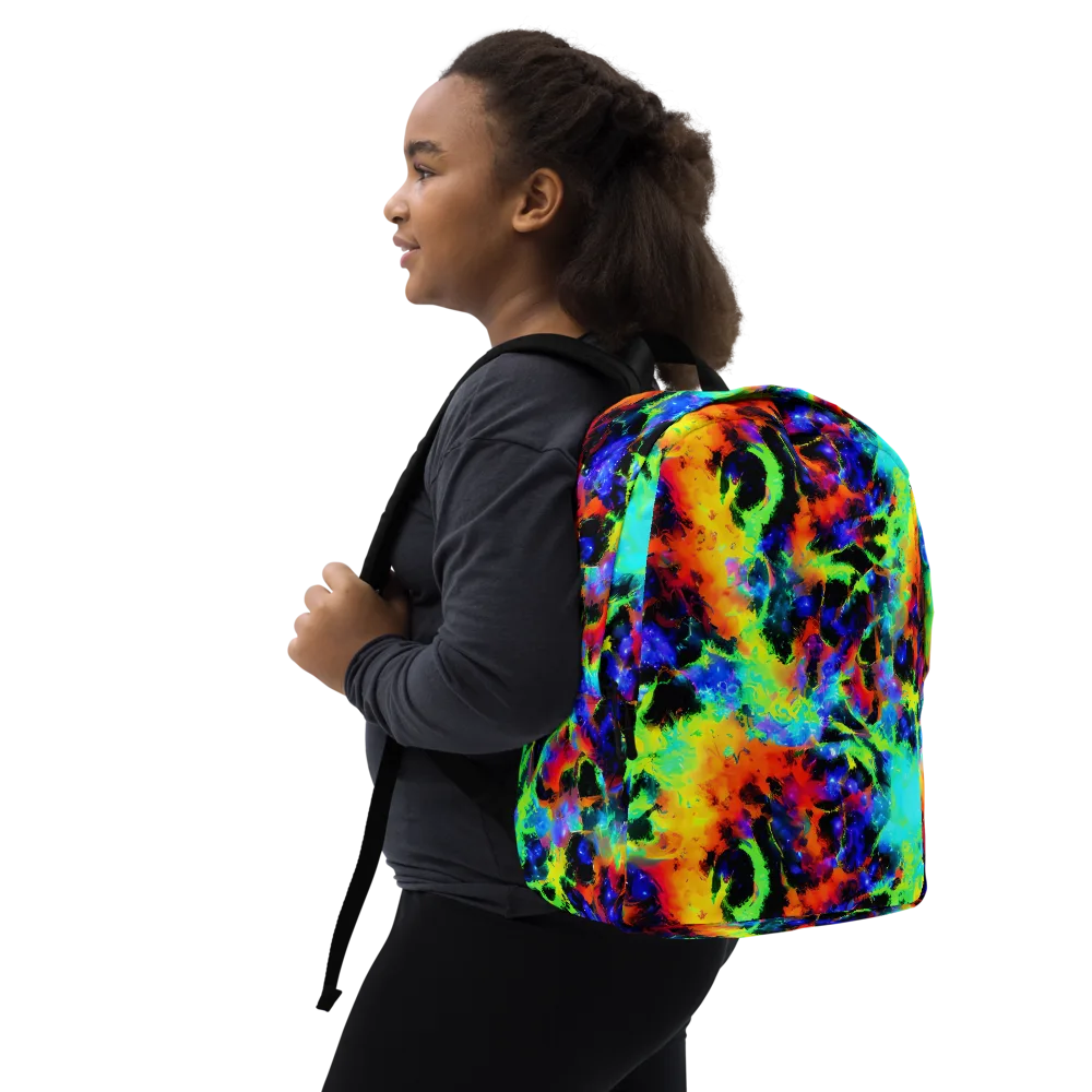 Psychic Pigment on Minimalist Backpack — Right Front
