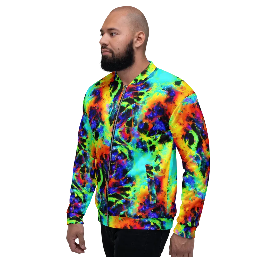 Psychic Pigment on Bomber Jacket — Left