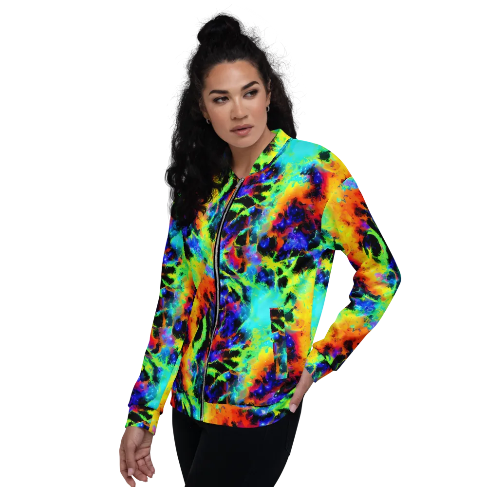 Psychic Pigment on Bomber Jacket — Left