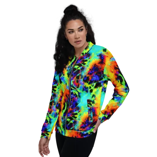 Psychic Pigment on a Bomber Jacket