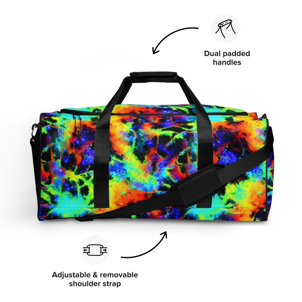 Psychic Pigment on Duffle Bag — Front