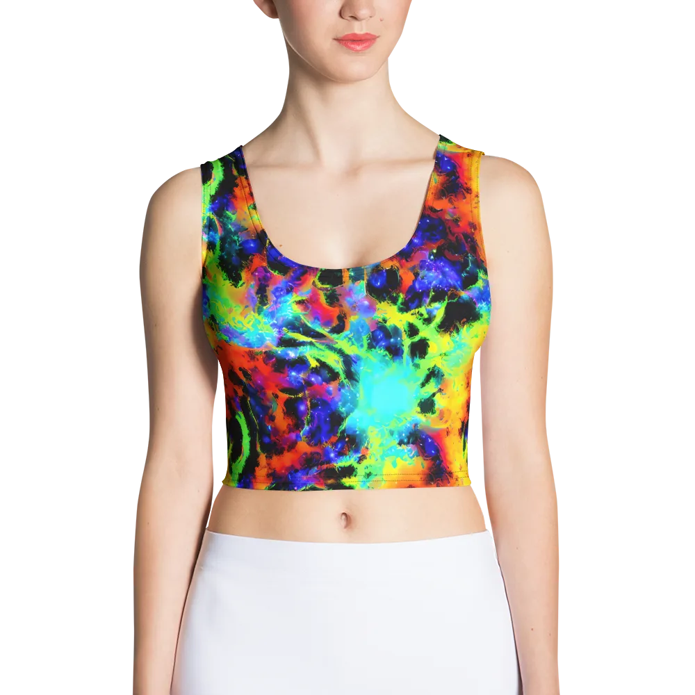 Psychic Pigment on Crop Top — Front