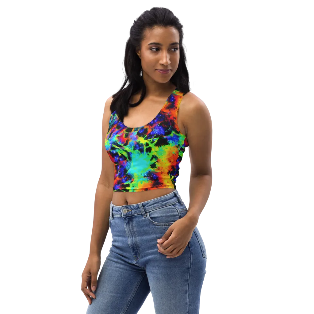 Psychic Pigment on Crop Top — Left Front