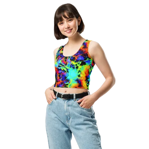 Psychic Pigment on a Crop Top