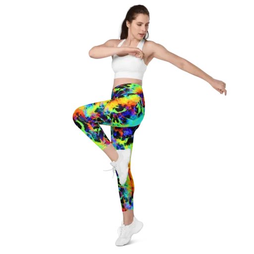 Psychic Pigment on a Leggings with Pockets