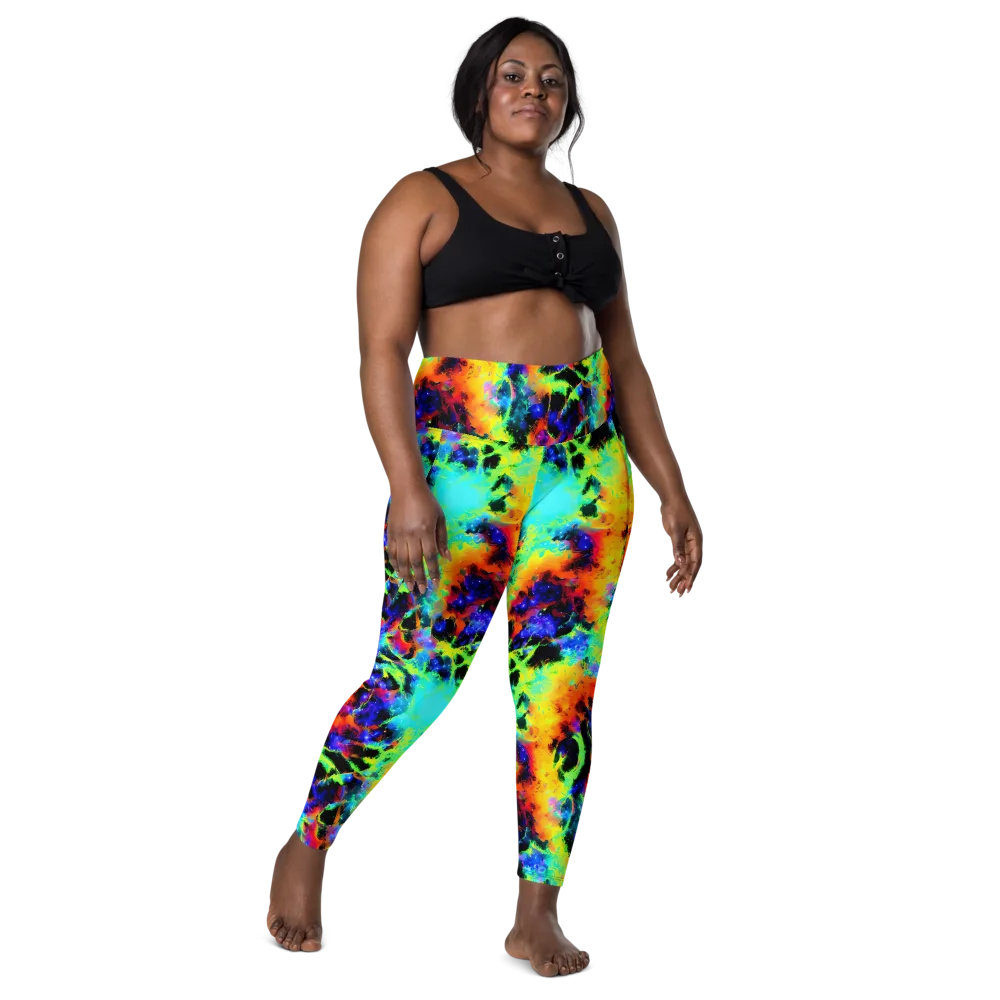 Psychic Pigment on Leggings with Pockets — Front