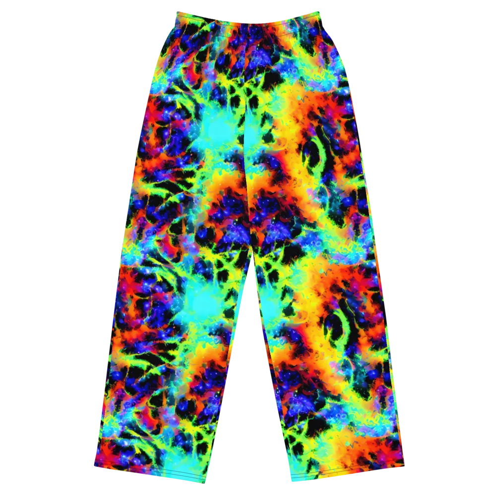 Psychic Pigment on Wide-Leg Pants — Front