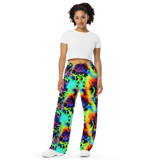 Psychic Pigment on a Wide-Leg Pants