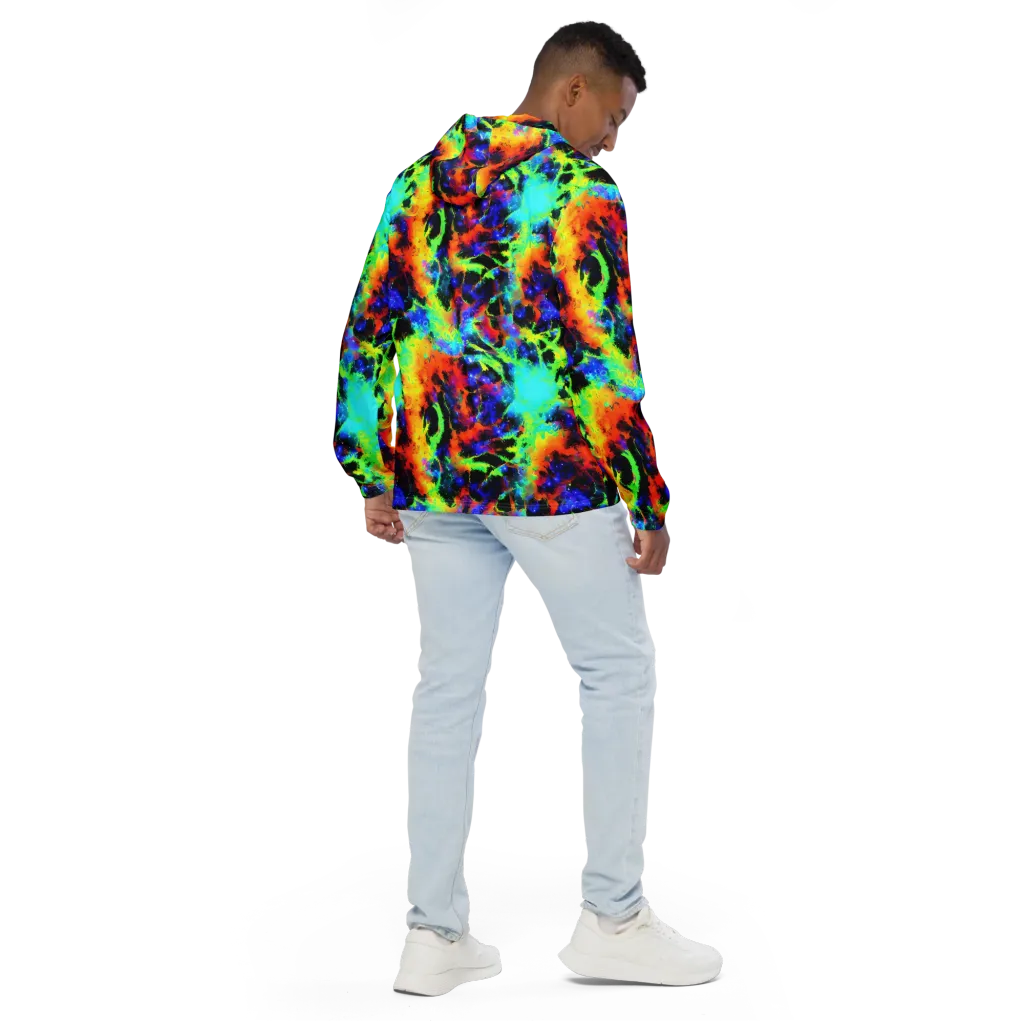 Psychic Pigment on Men's Windbreaker — Back