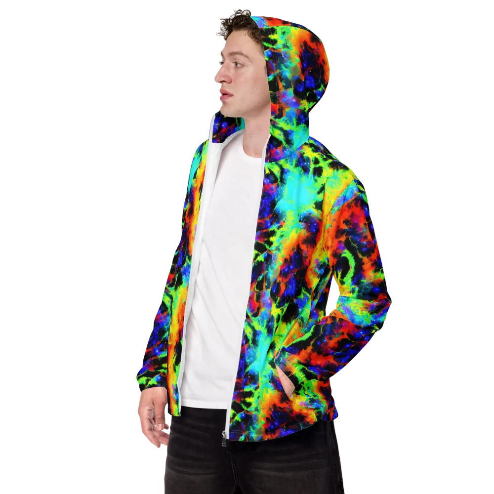 Psychic Pigment on Men's Windbreaker — Left Front