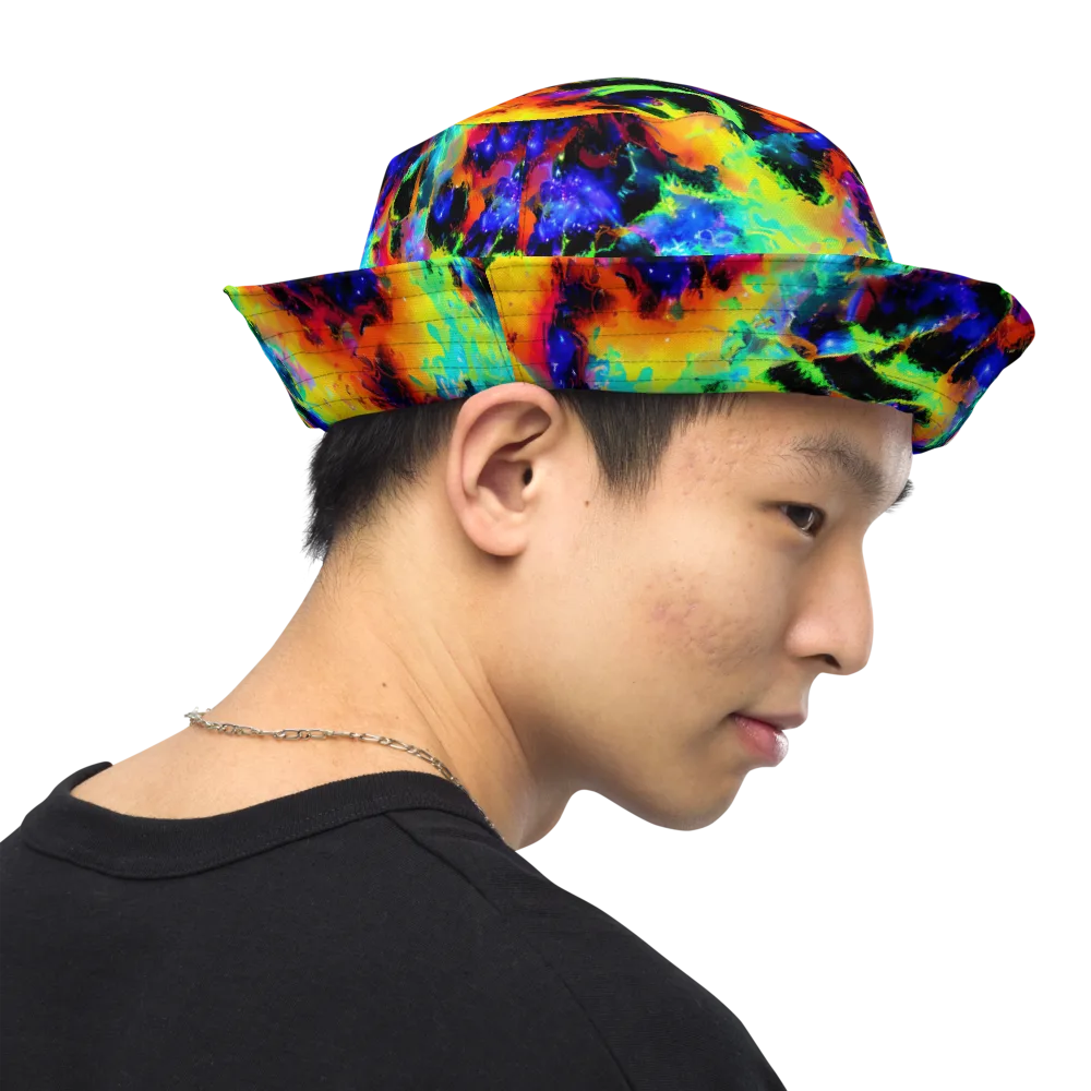 Psychic Pigment on Reversible Bucket Hat — Right Outside