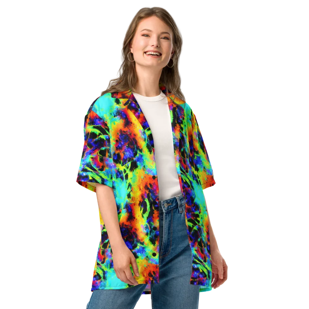 Psychic Pigment on Button Shirt — Front