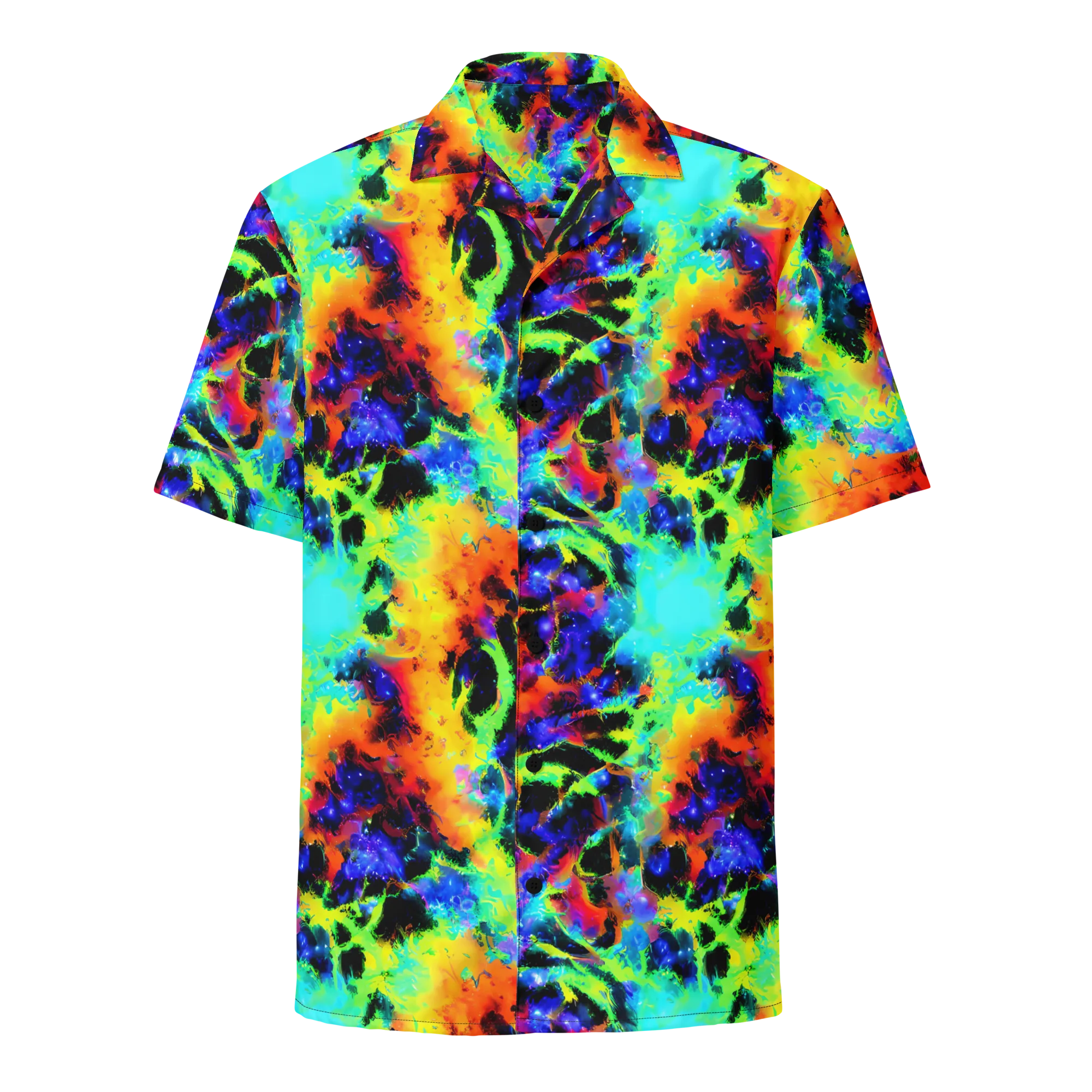 Psychic Pigment on Button Shirt — Front