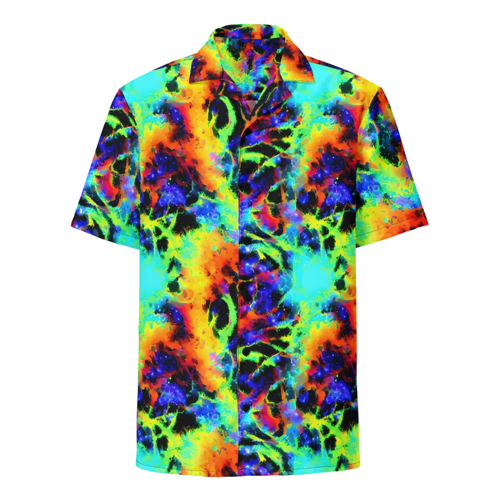 Psychic Pigment on Button Shirt — Front