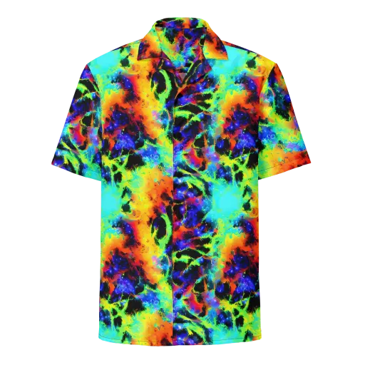 Psychic Pigment on a Button Shirt