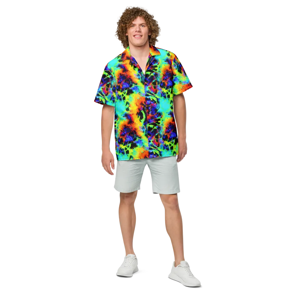 Psychic Pigment on Button Shirt — Front
