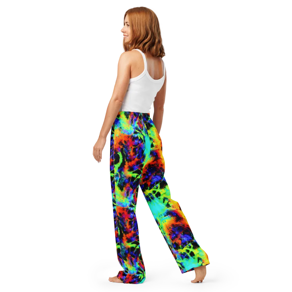 Psychic Pigment on Women's Pajama Pants — Back