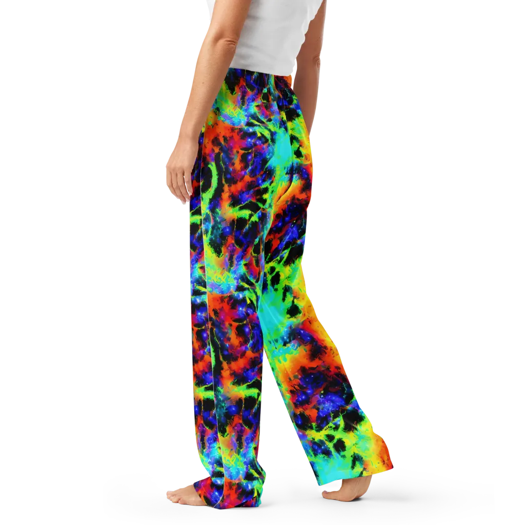 Psychic Pigment on Women's Pajama Pants — Left