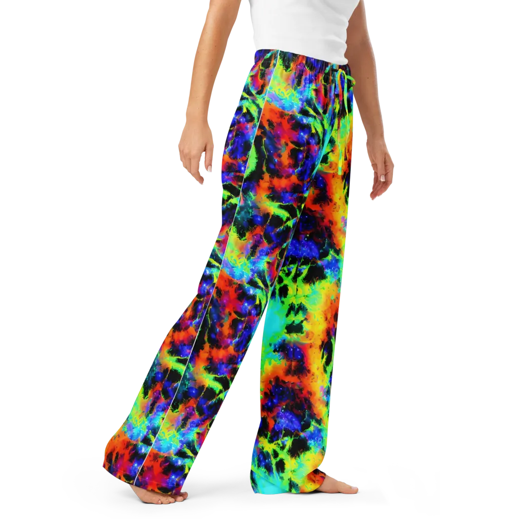 Psychic Pigment on Women's Pajama Pants — Right Front