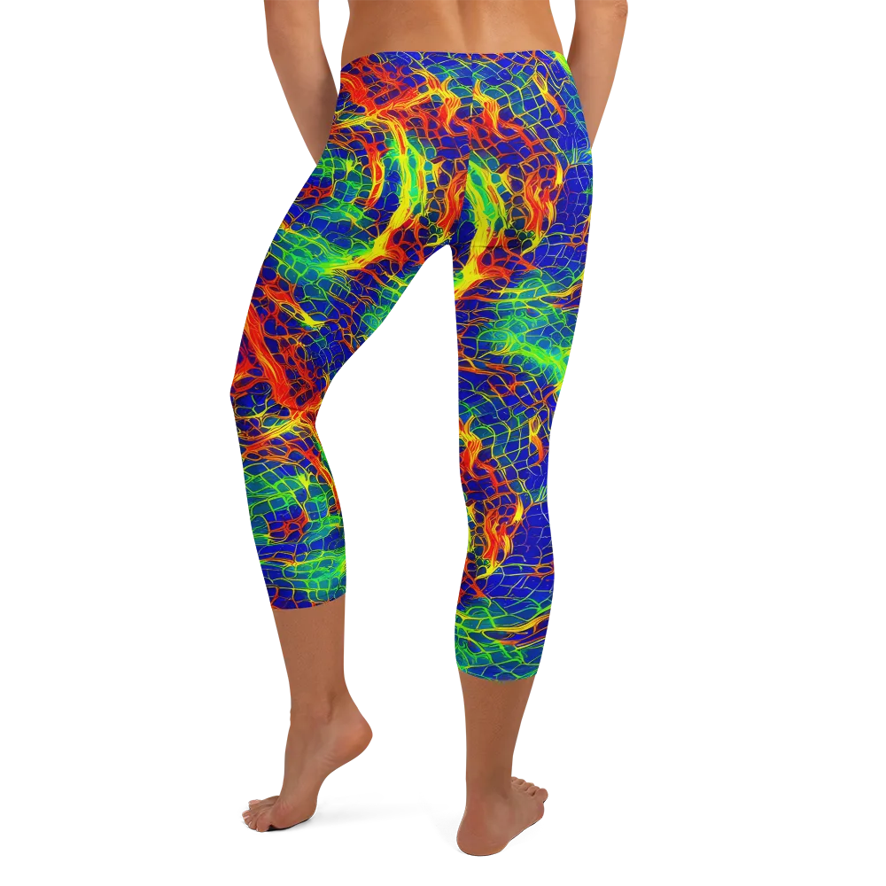 Solar Labyrinth on Capri Leggings — Back
