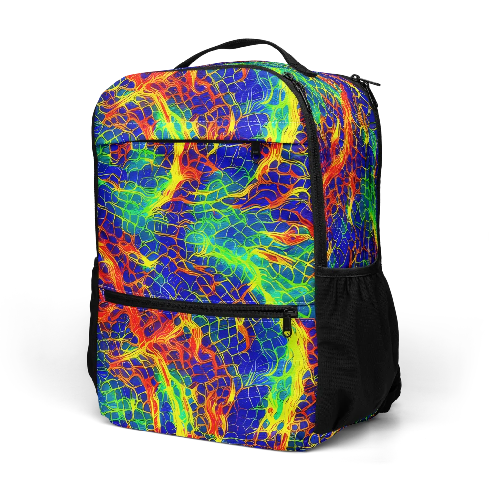 Solar Labyrinth on Utility Backpack — Left Front