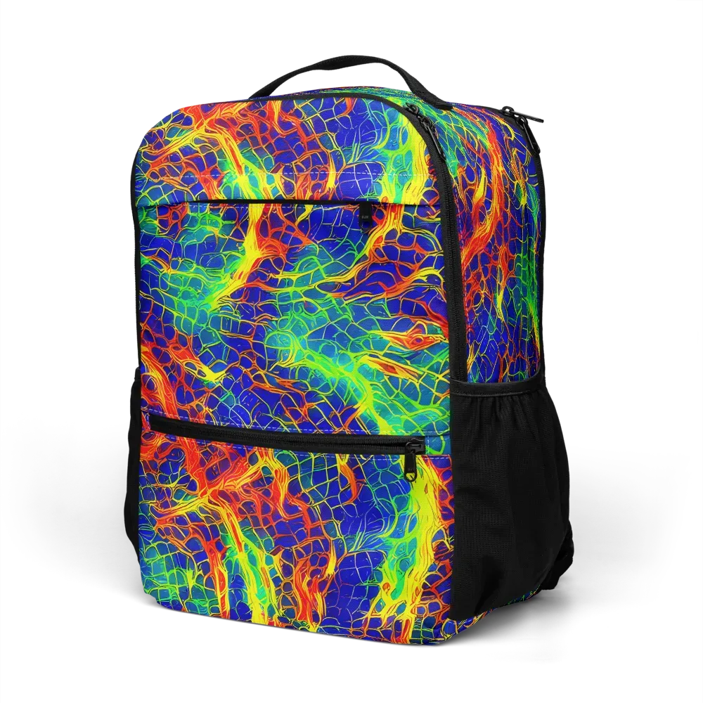Solar Labyrinth on Utility Backpack — Left Front